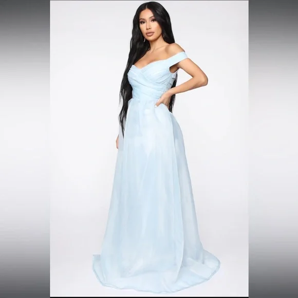 Fashion Nova | Dresses | Nwt Fashion Nova Jamila Off Shoulder Gown |  Poshmark